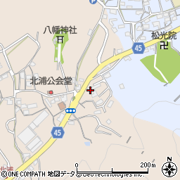 岡山県岡山市南区北浦990周辺の地図