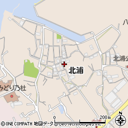 岡山県岡山市南区北浦465周辺の地図