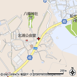 岡山県岡山市南区北浦991周辺の地図