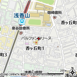 ＧＳパーク浅香山駐車場周辺の地図
