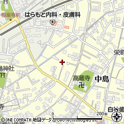 岡山県倉敷市中島157周辺の地図