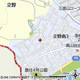 奈良県生駒郡三郷町立野南3丁目17-17周辺の地図