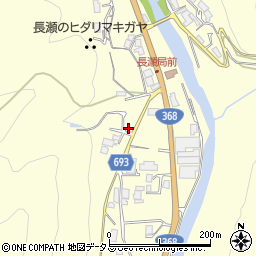 三重県名張市長瀬1424周辺の地図