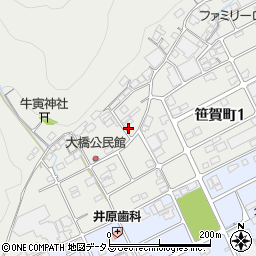 岡山県井原市笹賀町1793周辺の地図