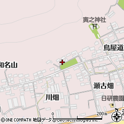愛知県田原市堀切町鳥屋道44周辺の地図