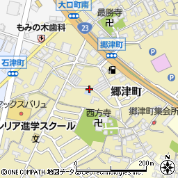 三重県松阪市郷津町周辺の地図