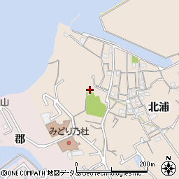 岡山県岡山市南区北浦70周辺の地図
