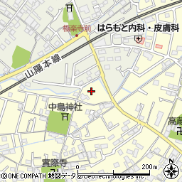 岡山県倉敷市中島117周辺の地図