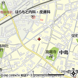 岡山県倉敷市中島158周辺の地図