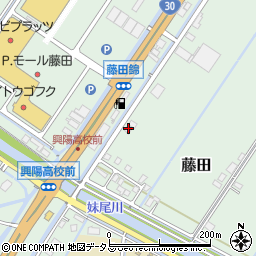 岡山県岡山市南区藤田1682周辺の地図