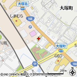トヨタカローラ三重松阪店周辺の地図
