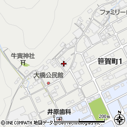 岡山県井原市笹賀町1792周辺の地図