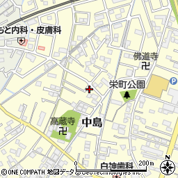 岡山県倉敷市中島181周辺の地図
