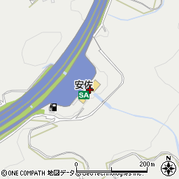 セブンイレブン中国道安佐ＳＡ下り店周辺の地図