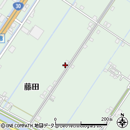 岡山県岡山市南区藤田1690周辺の地図