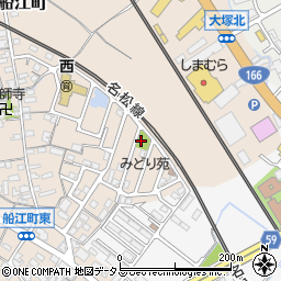 船江町額田公園周辺の地図
