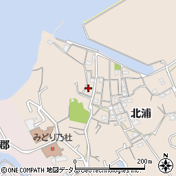 岡山県岡山市南区北浦299周辺の地図