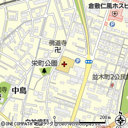ディオ倉敷西店周辺の地図