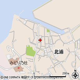 岡山県岡山市南区北浦318周辺の地図