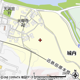 奈良県北葛城郡河合町城内周辺の地図