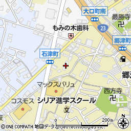 三重県松阪市郷津町168周辺の地図