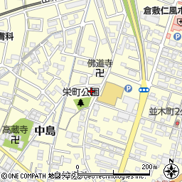 岡山県倉敷市中島213周辺の地図