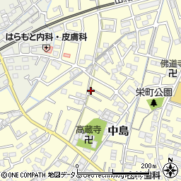 岡山県倉敷市中島164周辺の地図