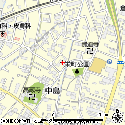 岡山県倉敷市中島178周辺の地図