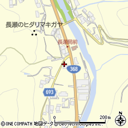 三重県名張市長瀬1422周辺の地図
