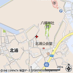岡山県岡山市南区北浦896周辺の地図