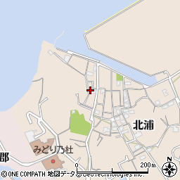 岡山県岡山市南区北浦306周辺の地図