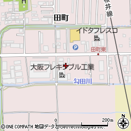 奈良県天理市田町253周辺の地図