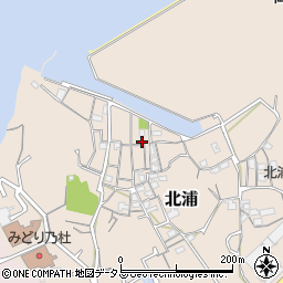 岡山県岡山市南区北浦371周辺の地図