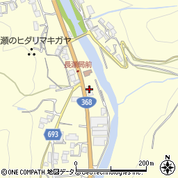 三重県名張市長瀬1417周辺の地図
