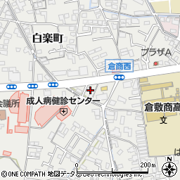山陽新聞倉敷販売株式会社　本社周辺の地図