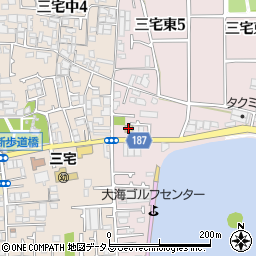 ローソン松原三宅東五丁目店周辺の地図