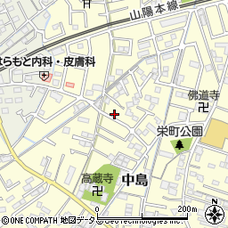 岡山県倉敷市中島170周辺の地図