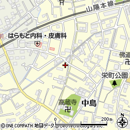岡山県倉敷市中島168周辺の地図