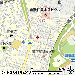 岡山県倉敷市中島2355周辺の地図