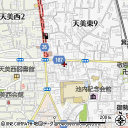 シャルマンエイト周辺の地図