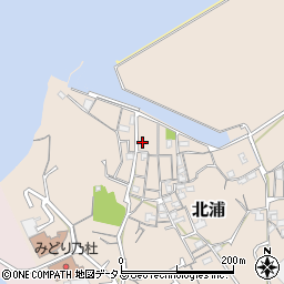岡山県岡山市南区北浦315周辺の地図