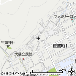 岡山県井原市笹賀町1791周辺の地図