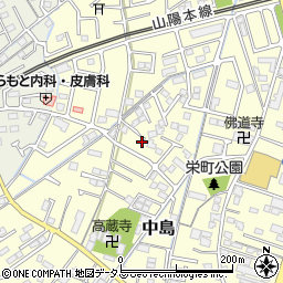 岡山県倉敷市中島172周辺の地図
