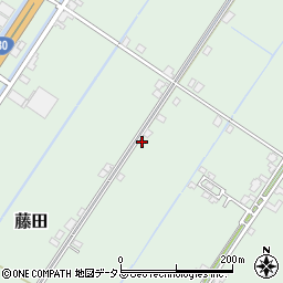 岡山県岡山市南区藤田1701周辺の地図