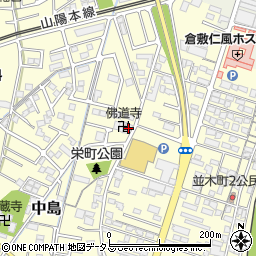 岡山県倉敷市中島22周辺の地図