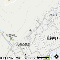 岡山県井原市笹賀町1633周辺の地図