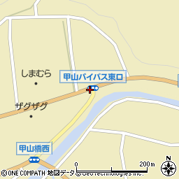 甲山バイパス東入口周辺の地図
