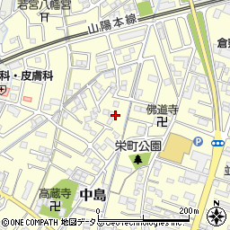 岡山県倉敷市中島3007周辺の地図