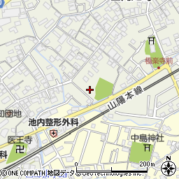 中島西阿知停車場線周辺の地図
