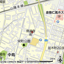 岡山県倉敷市中島21周辺の地図